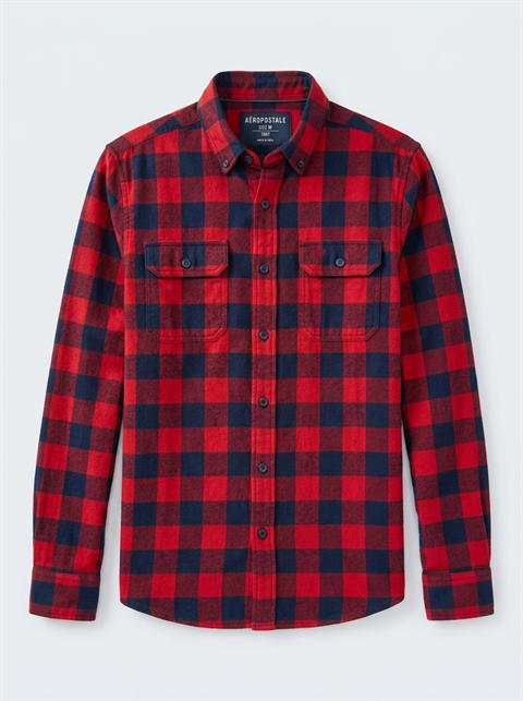 Camisa de franela a cuadros
